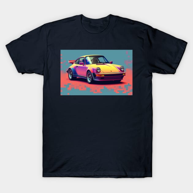 Porsche Pop Art T-Shirt by SteamboatJoe